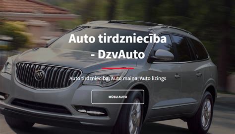 dzvauto auto tirdzniecība.